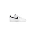 Black And White Leather Low Top Sneakers