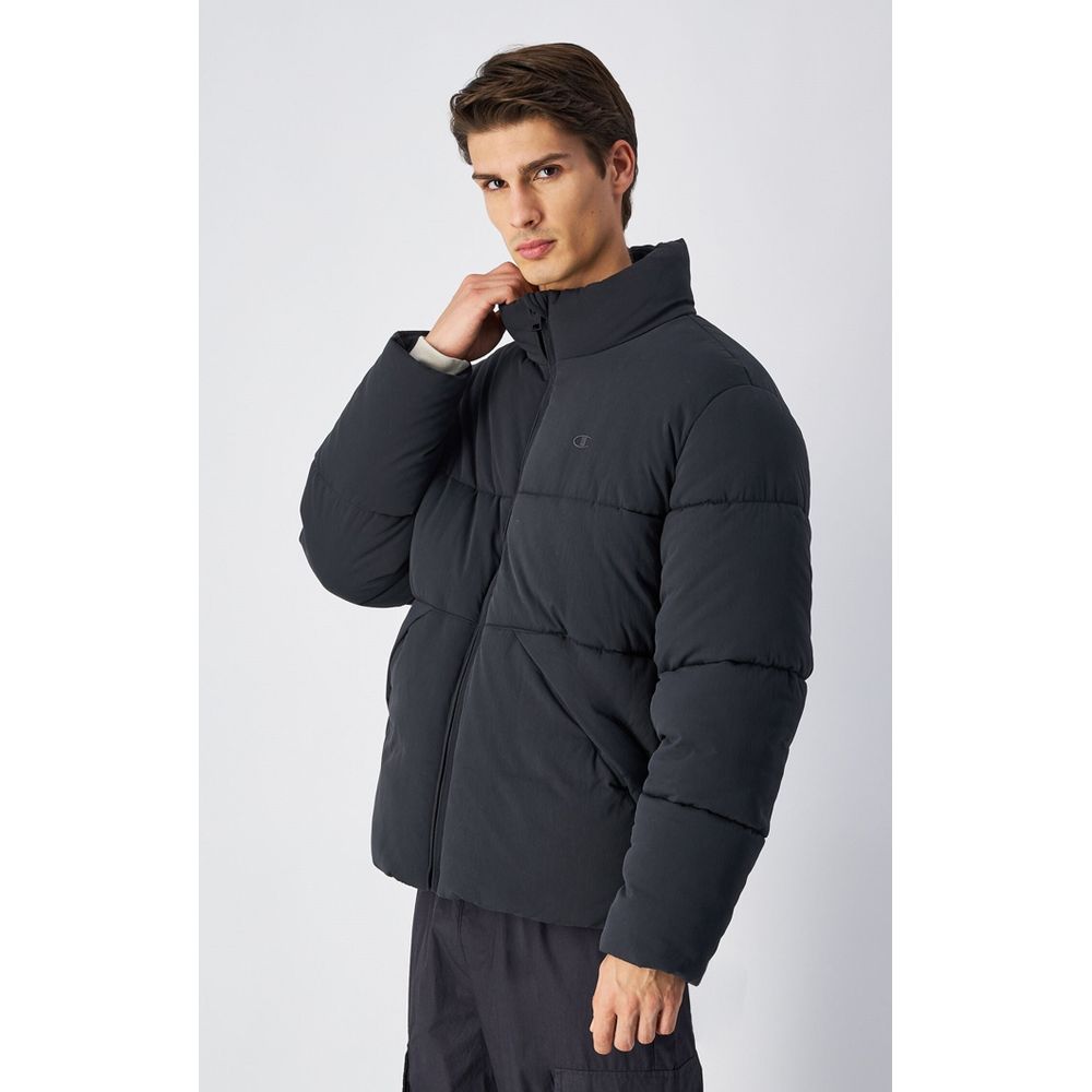 Black Polyamide Parka