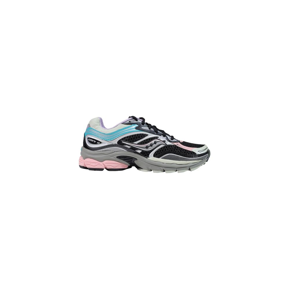 Black Synthetic Athletic Sneakers