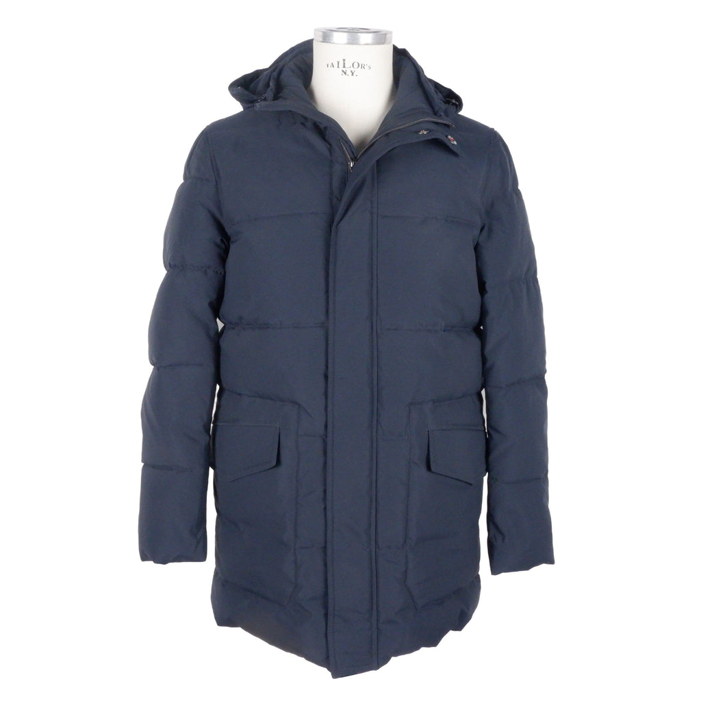 Blue Polyester Jacket