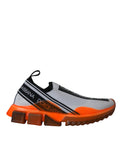 Black White Orange Slip On Sorrento Sneakers Shoes