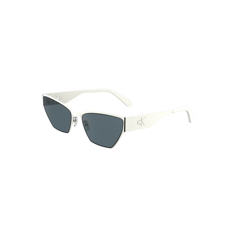 White Metal Women Sunglasses