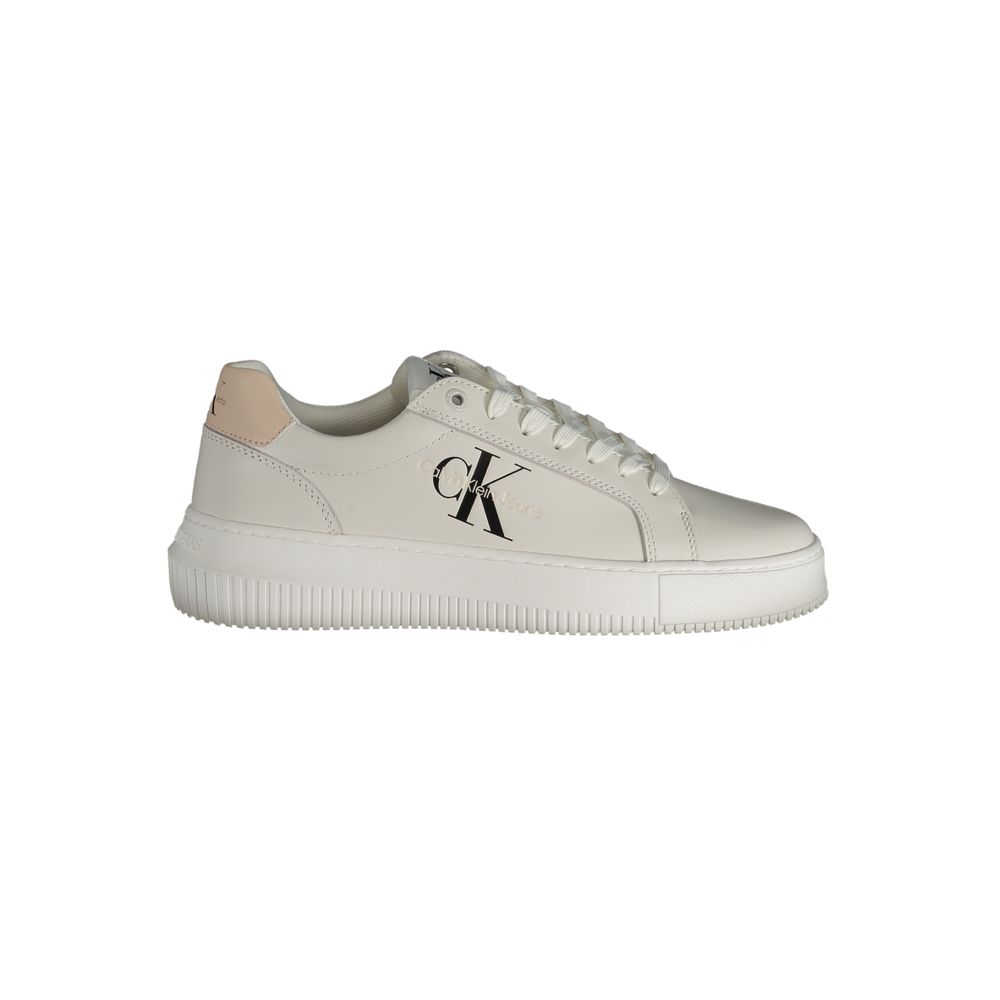 Bianco Polyurethane Women Sneaker