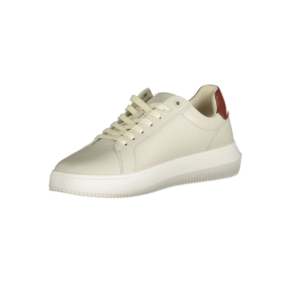 Grigio Polyurethane Men Sneaker