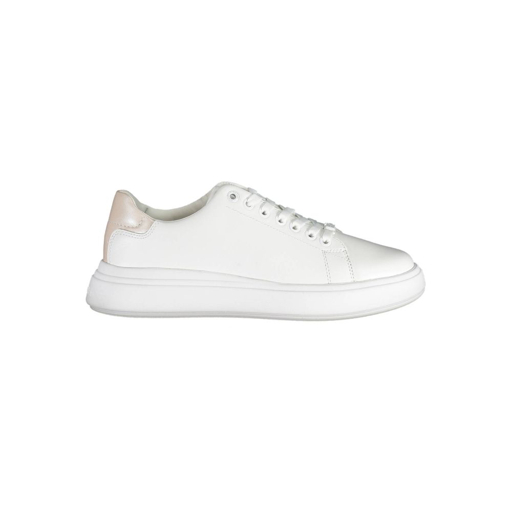 Bianco Pelle Donna Sneaker