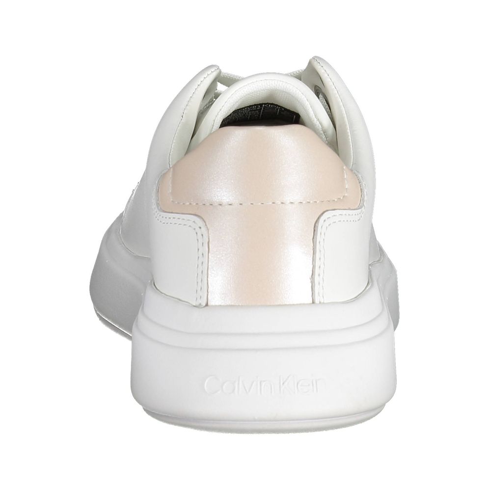 Bianco Pelle Donna Sneaker