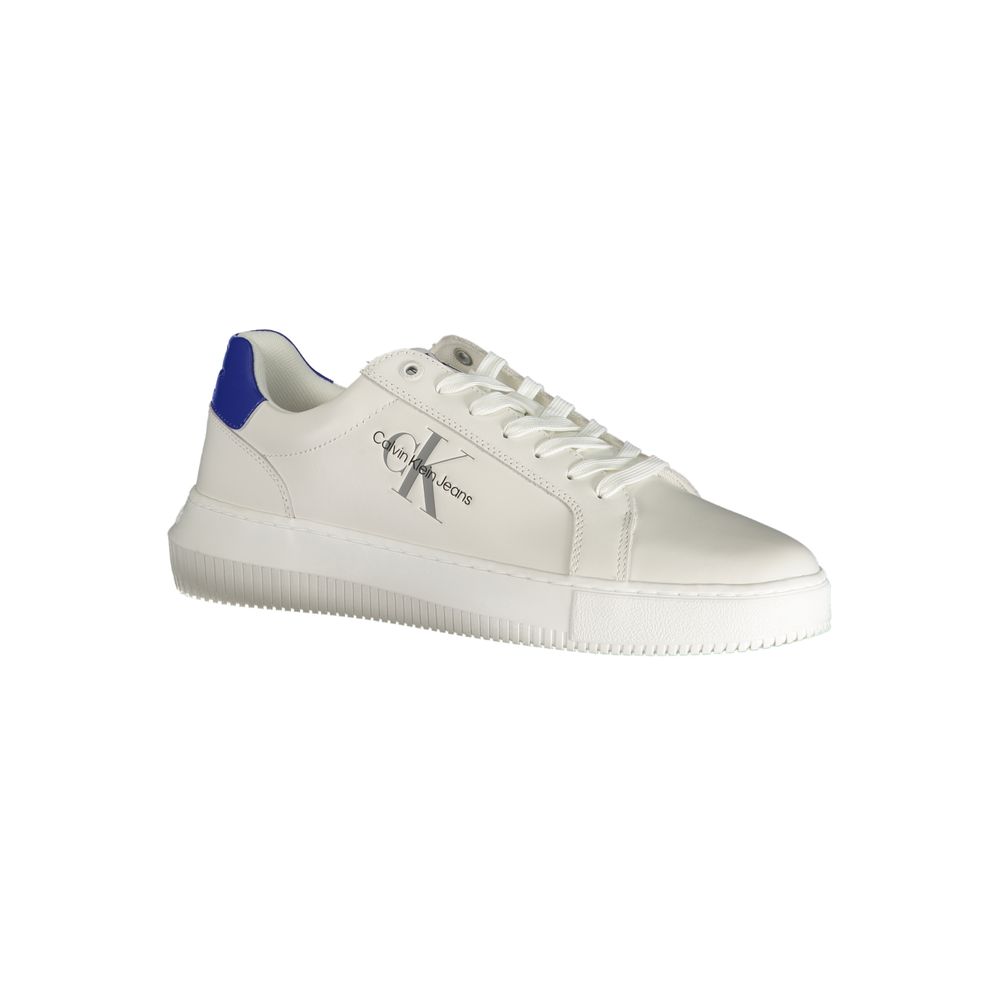 White Leather Men Sneaker