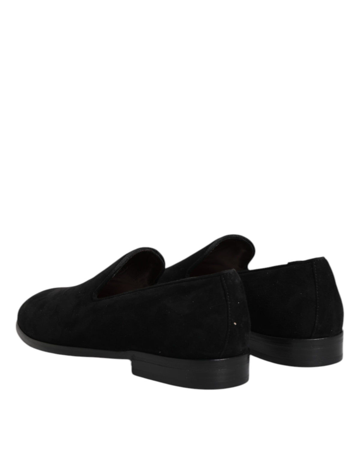 Black Suede Slip On Loafers Formal Shoes