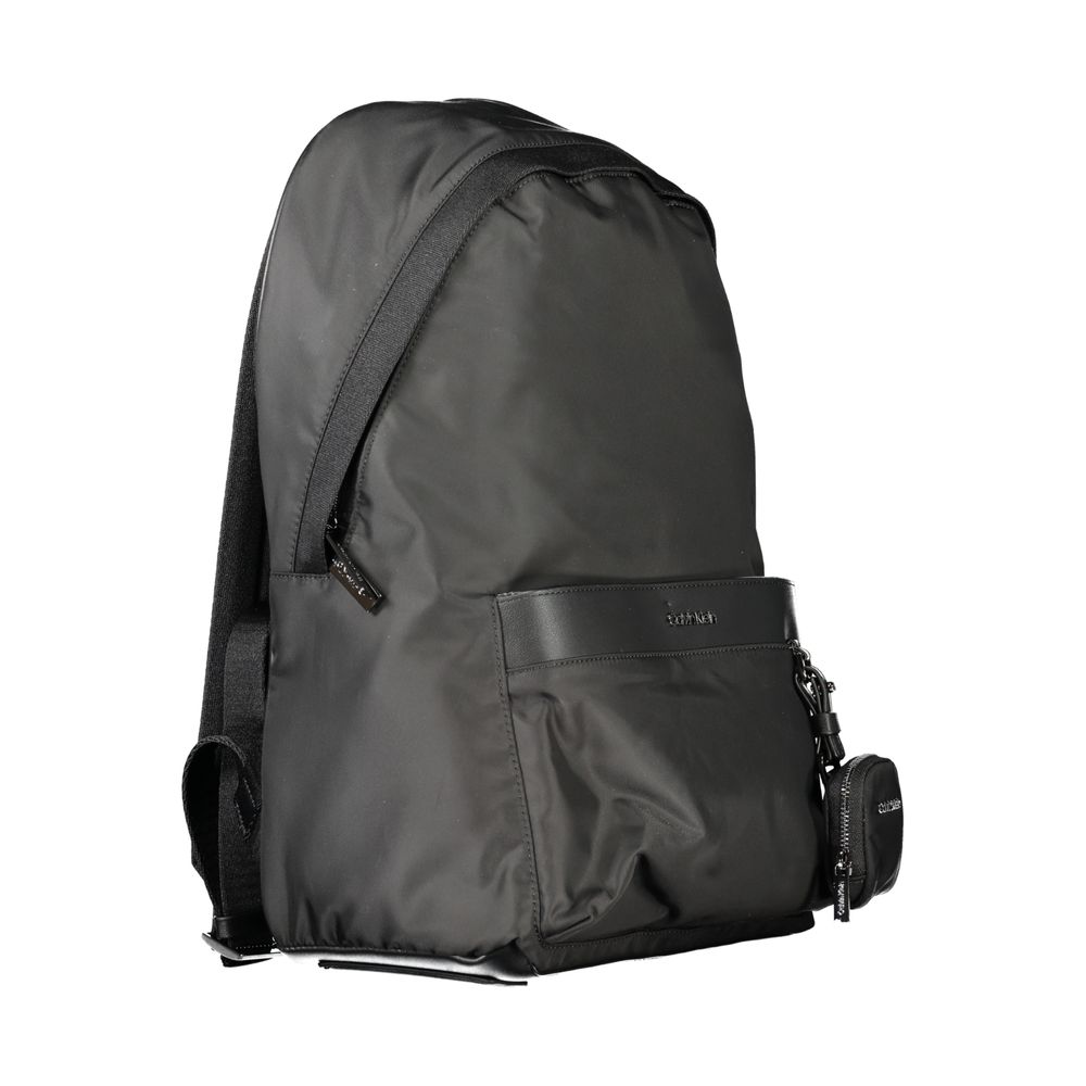 Nero Polyester Men's Backpack
