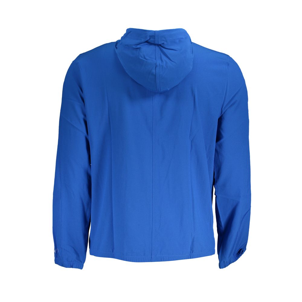 Blue Polyester Men's Sports Jacket