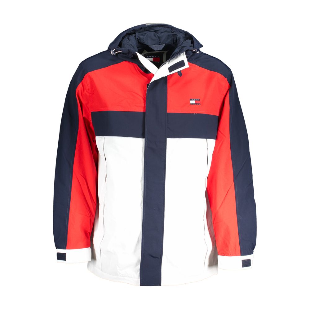 Blu Poliammide Men's Jacket