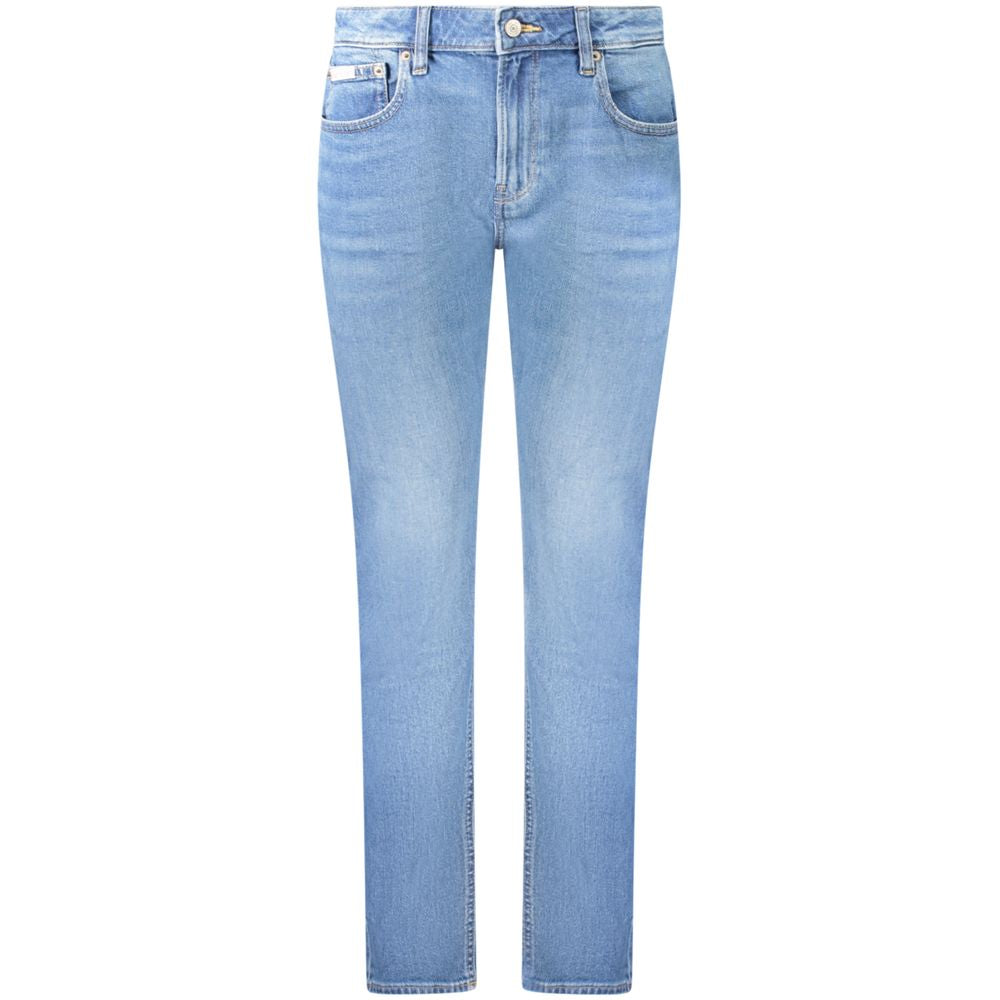 Blu Cotton Women Jeans
