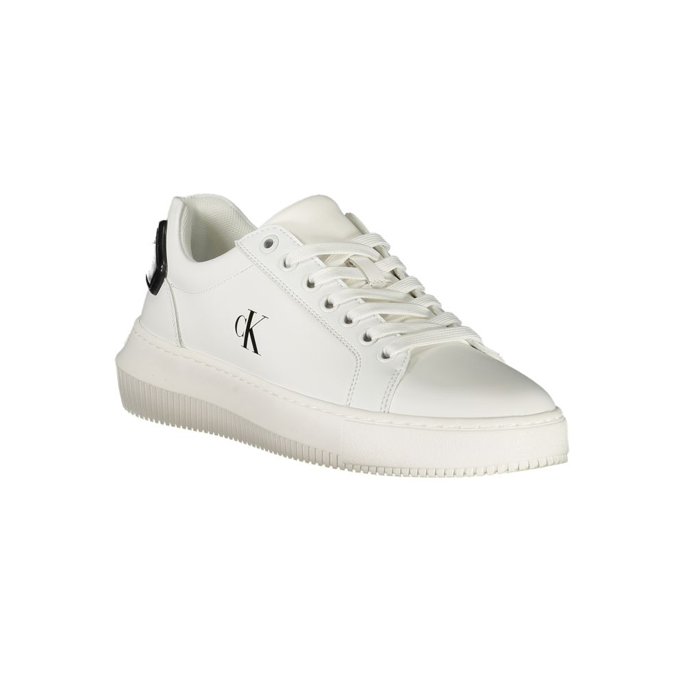 Bianco Polyurethane Women Sneaker