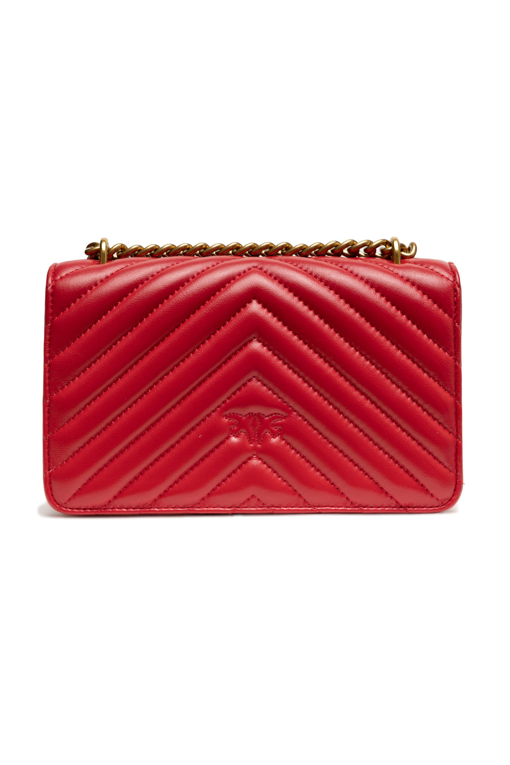 Red Leather Love One Mini Shoulder Bag