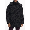 Black Polyester Women Jacket