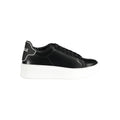 Black Polyurethane Women Sneaker