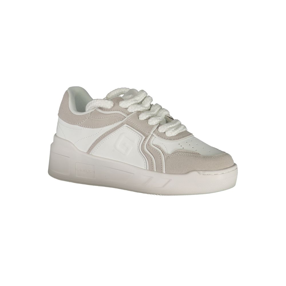 Bianco Polyurethane Women Sneaker