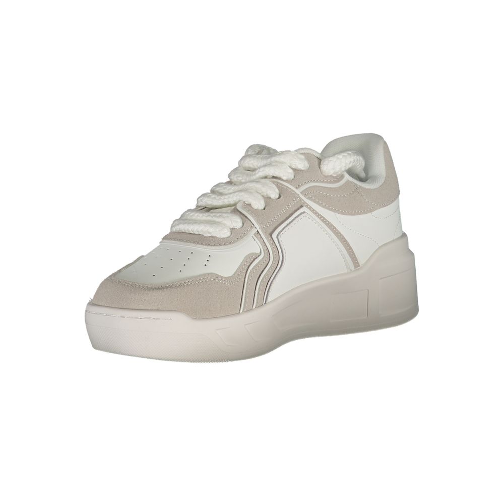 Bianco Polyurethane Women Sneaker