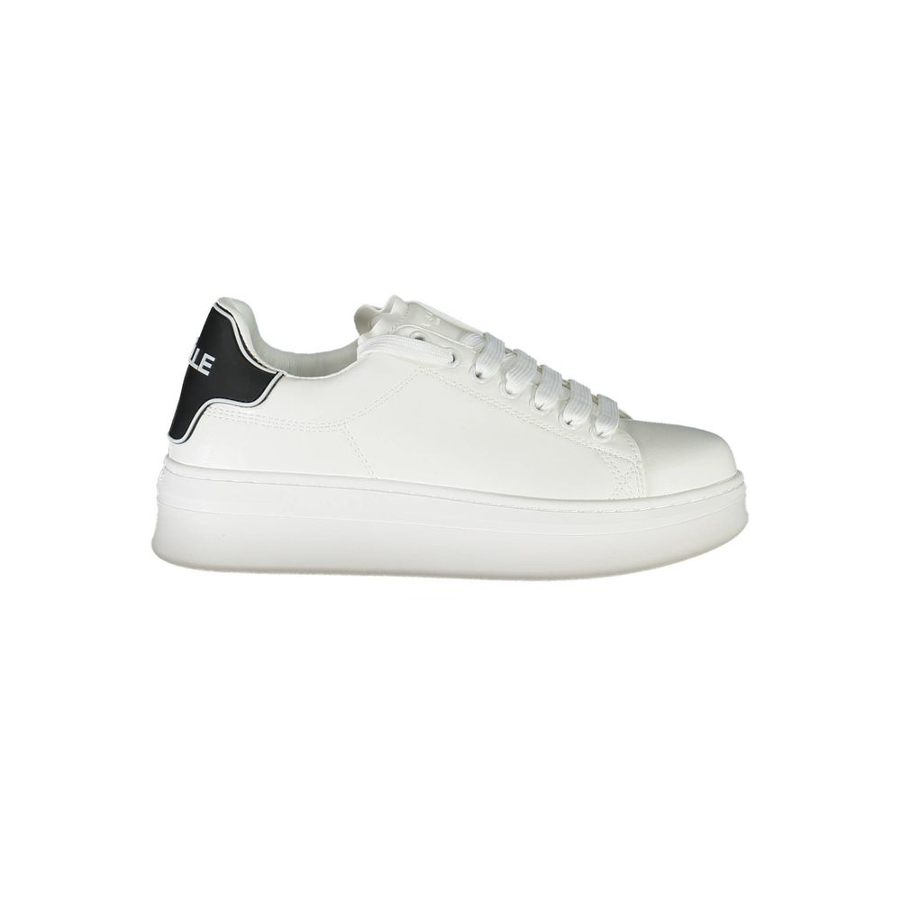 Bianco Polyurethane Women Sneaker