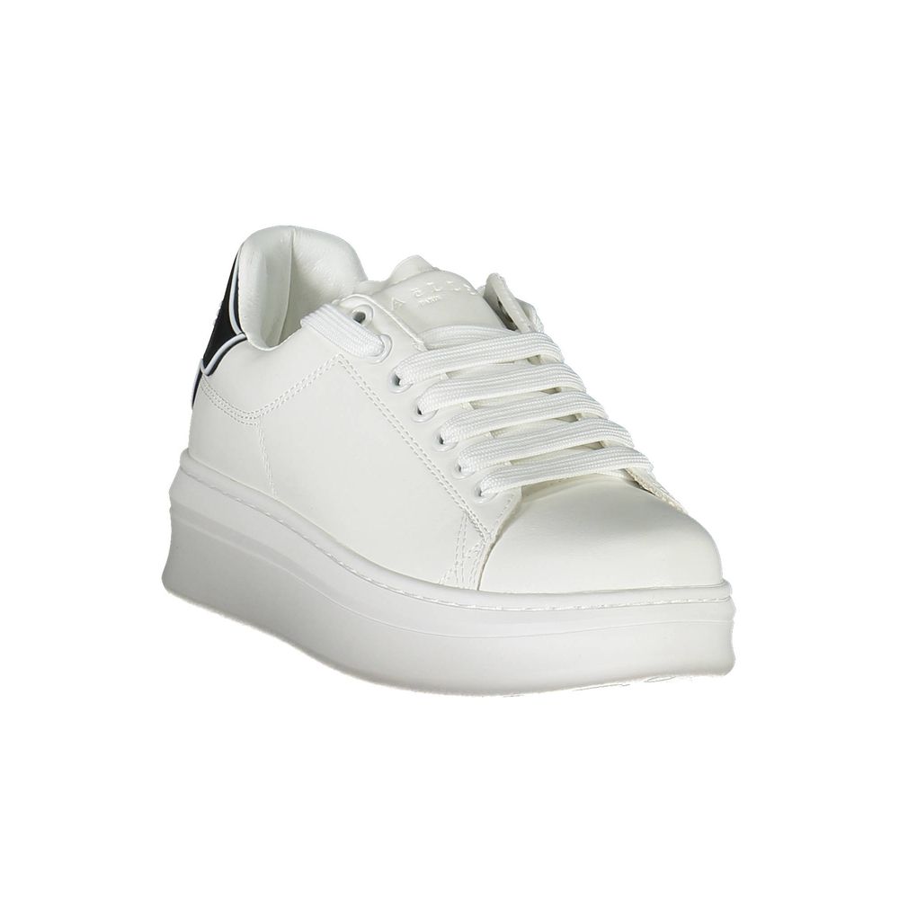Bianco Polyurethane Women Sneaker