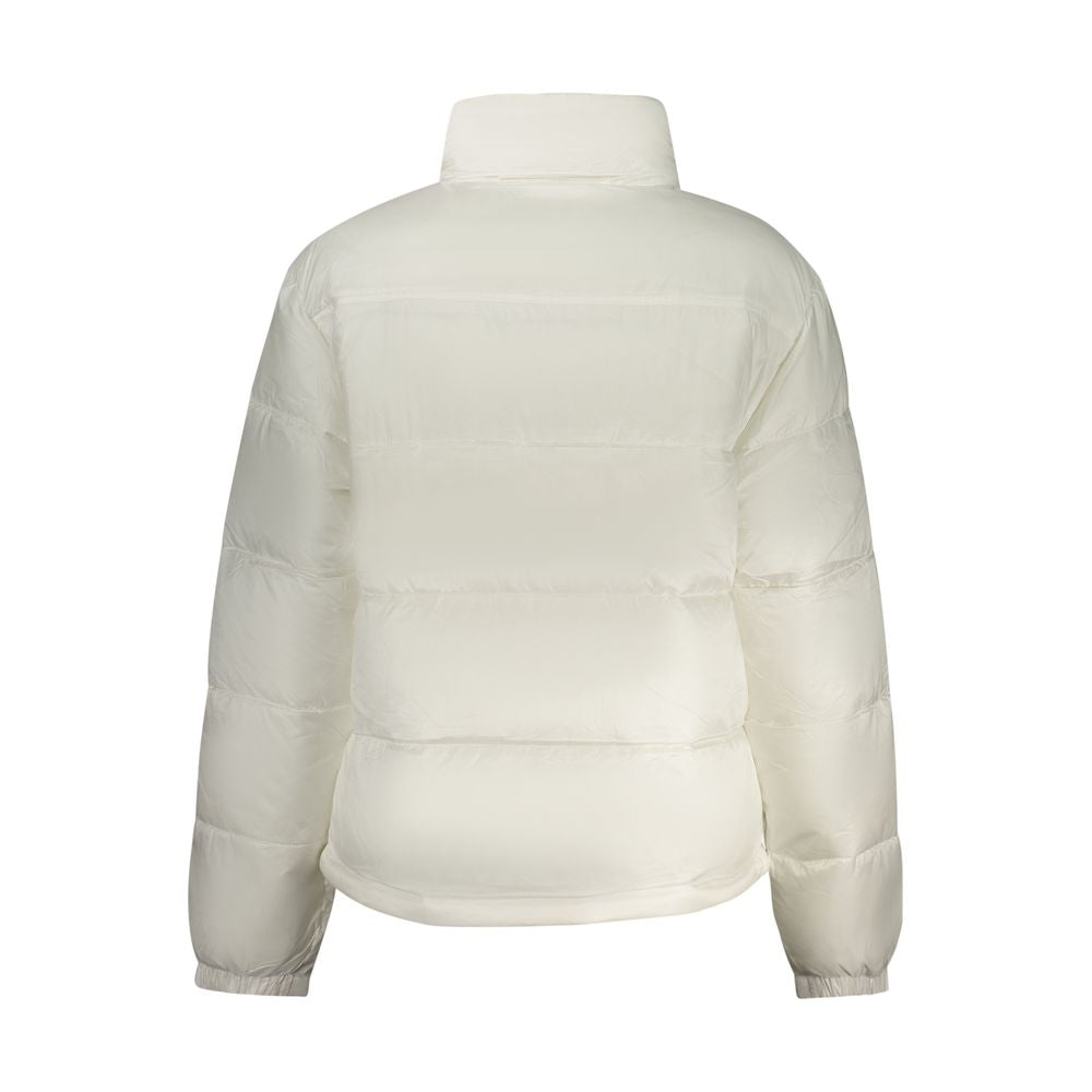 White Polyester Women's Jacket